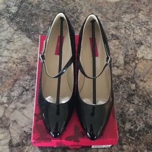 Black Patent Leather Mary Janes by Pleaser